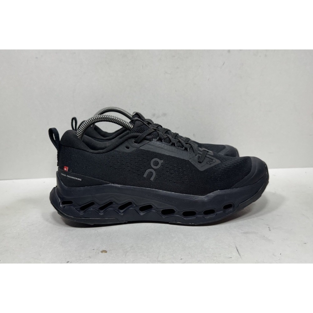 On Cloud Cloudsurfer Trail 2 Triple Black Sneakers Women's Size 9 3wf30101043